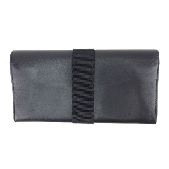 Salvatore Ferragamo Black Wallet leather zipper Vara long - Picture 1 of 6
